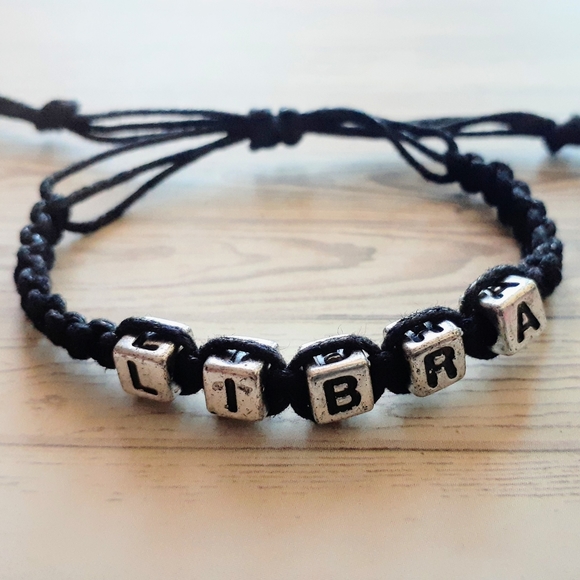 Libra Macramé Bracelet - Picture 2 of 3